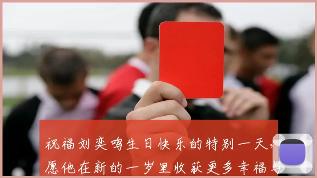 祝福刘奕鸣生日快乐的特别一天，愿他在新的一岁里收获更多幸福与成功